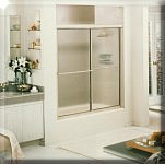 Cream 740 Glass Shower Door