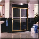 Gold 650 Glass Shower Door