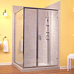 Silver 393 Deluxe Glass Shower Door